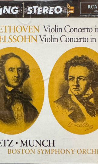 Ludwig Van Beethoven, Felix Mendelssohn-Bartholdy, Jascha Heifetz • Charles Munch, Boston Symphony Orchestra-0