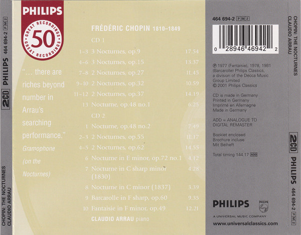 Frédéric Chopin, Claudio Arrau-3