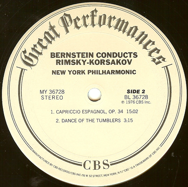 Pyotr Ilyich Tchaikovsky, Nikolai Rimsky-Korsakov, Leonard Bernstein, New York Philharmonic-3