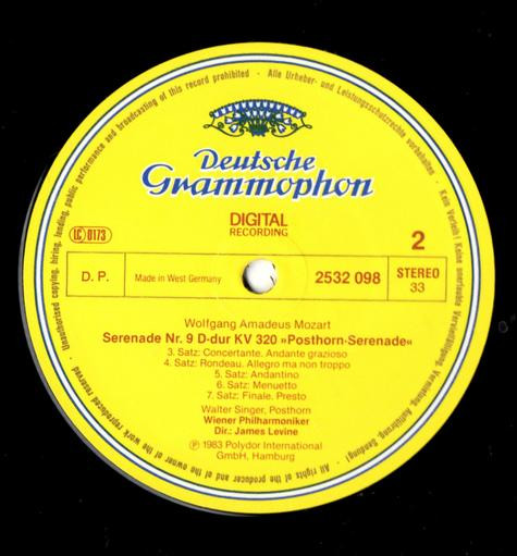 Wolfgang Amadeus Mozart, Wiener Philharmoniker · James Levine (2)-3