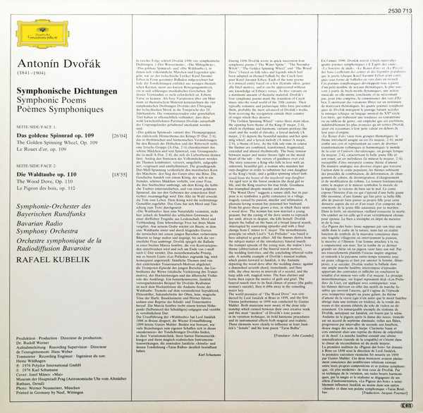 Antonín Dvořák, Symphonie-Orchester Des Bayerischen Rundfunks, Rafael Kubelik-1