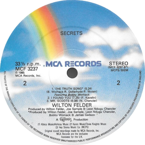 Wilton Felder Featuring Bobby Womack-3