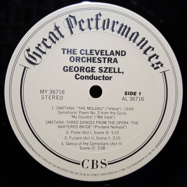 Bedřich Smetana / Antonín Dvořák - George Szell, The Cleveland Orchestra-2