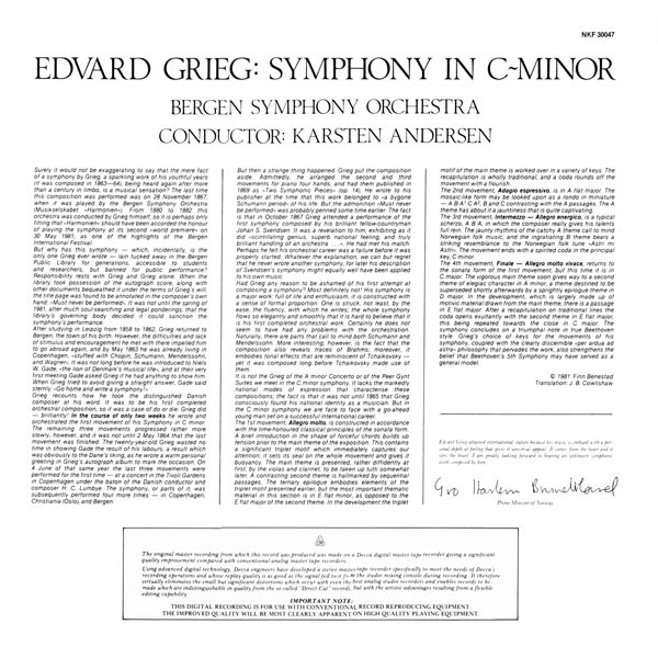 Edvard Grieg – Bergen Filharmoniske Orkester, Karsten Andersen-4