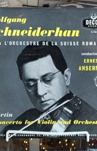 Concerto For Violin And Orchestra:Wolfgang Schneiderhan