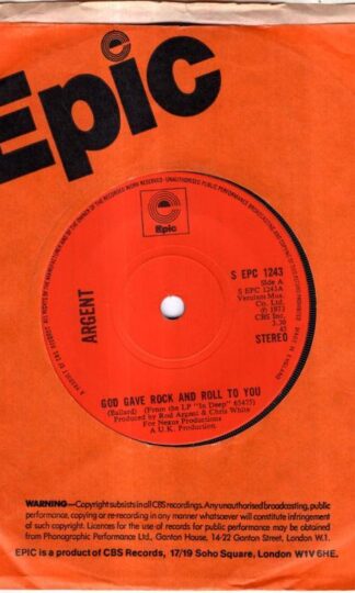 God Gave Rock And Roll To You:Argent