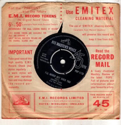 I'll Never Get Over You:Johnny Kidd & The Pirates