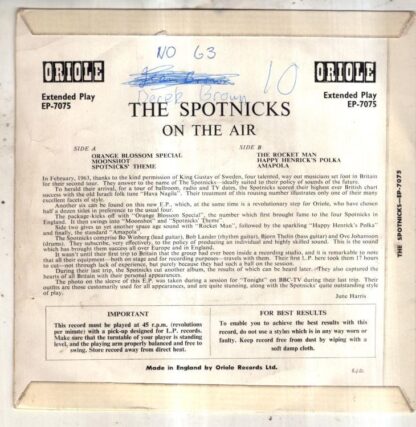 On The Air:The Spotnicks - Image 2