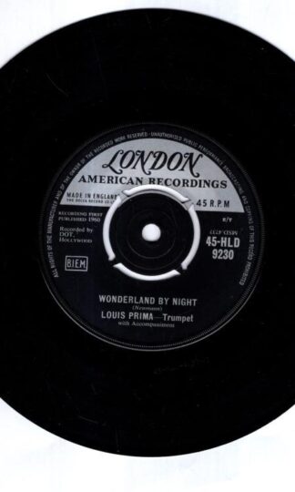 Wonderland By Night:Louis Prima