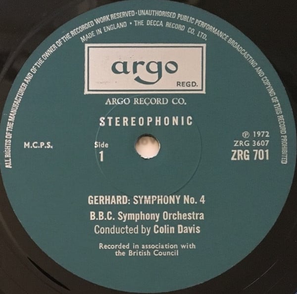 Roberto Gerhard, BBC Symphony Orchestra, Sir Colin Davis, Yfrah Neaman-2