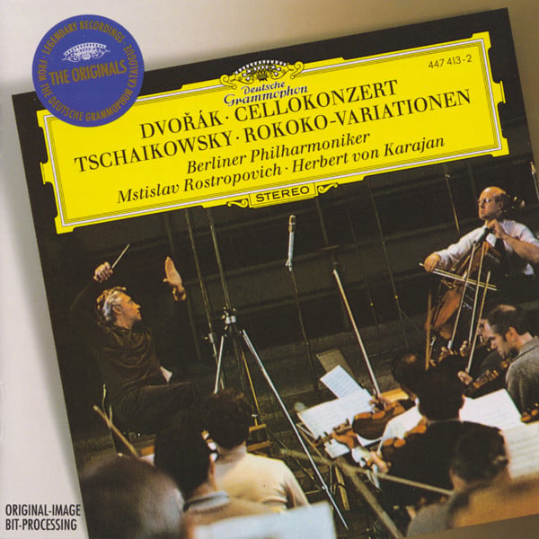 Antonín Dvořák / Pyotr Ilyich Tchaikovsky - Mstislav Rostropovich · Berliner Philharmoniker · Herbert von Karajan-0