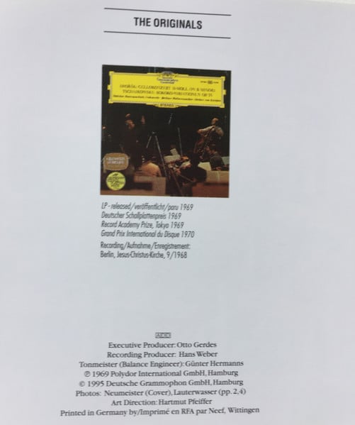 Antonín Dvořák / Pyotr Ilyich Tchaikovsky - Mstislav Rostropovich · Berliner Philharmoniker · Herbert von Karajan-1