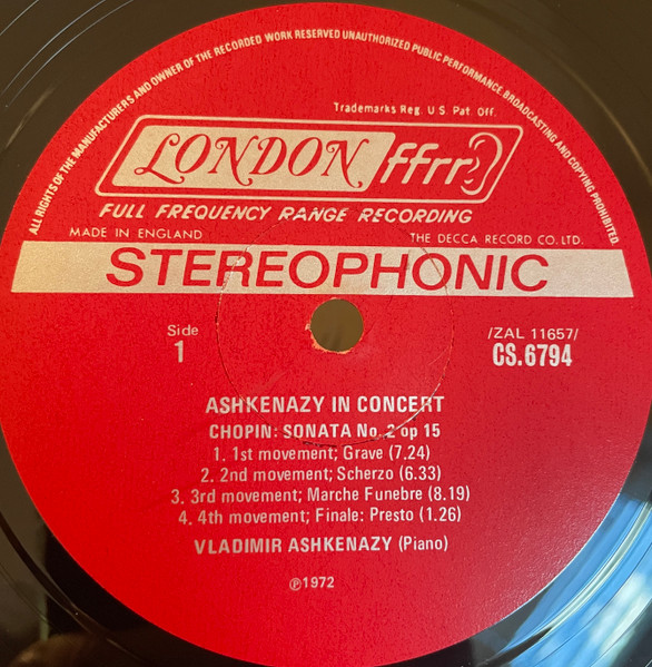 Vladimir Ashkenazy, Frédéric Chopin-2