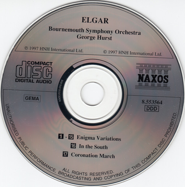 Sir Edward Elgar, Bournemouth Symphony Orchestra, George Hurst-2