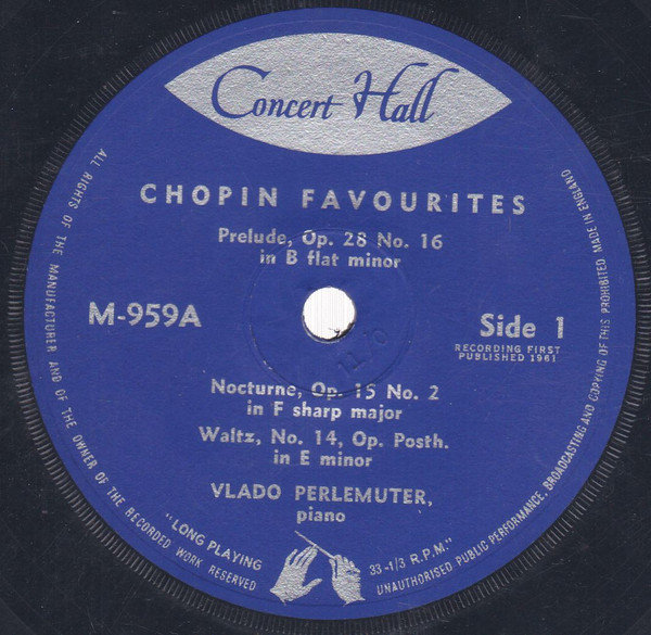 Frédéric Chopin - Vlado Perlemuter-2