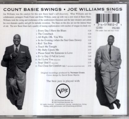Count Basie Swings • Joe Williams Sings:Count Basie - Image 2