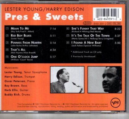 Pres & Sweets:Lester Young/Harry Edison - Image 2