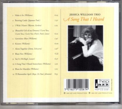 A Song That I Heard:Jessica Williams Trio - Image 2