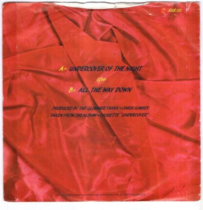Undercover Of The Night:The Rolling Stones - Image 2