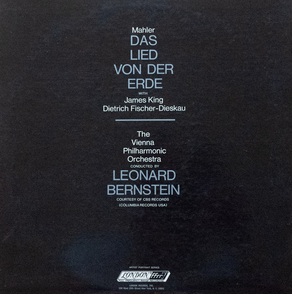 Gustav Mahler With James King (3), Dietrich Fischer-Dieskau, Wiener Philharmoniker Conducted By Leonard Bernstein-3