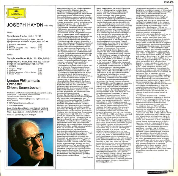 Joseph Haydn, London Philharmonic Orchestra • Eugen Jochum-1