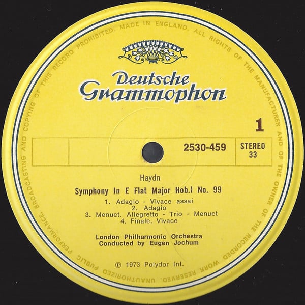 Joseph Haydn, London Philharmonic Orchestra • Eugen Jochum-2