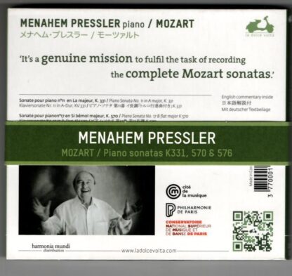 Mozart. Piano Sonatas K331, 570 & 576:Menahem Pressler - Image 2