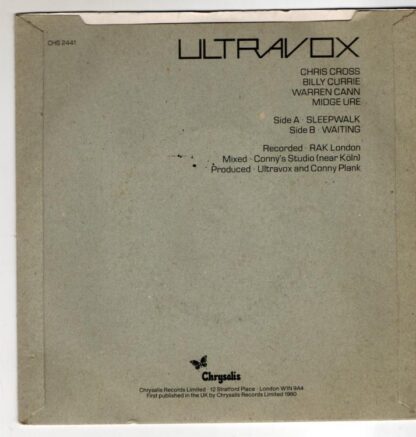 Sleepwalk:Ultravox - Image 2