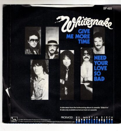 Give Me More Time:Whitesnake - Image 2