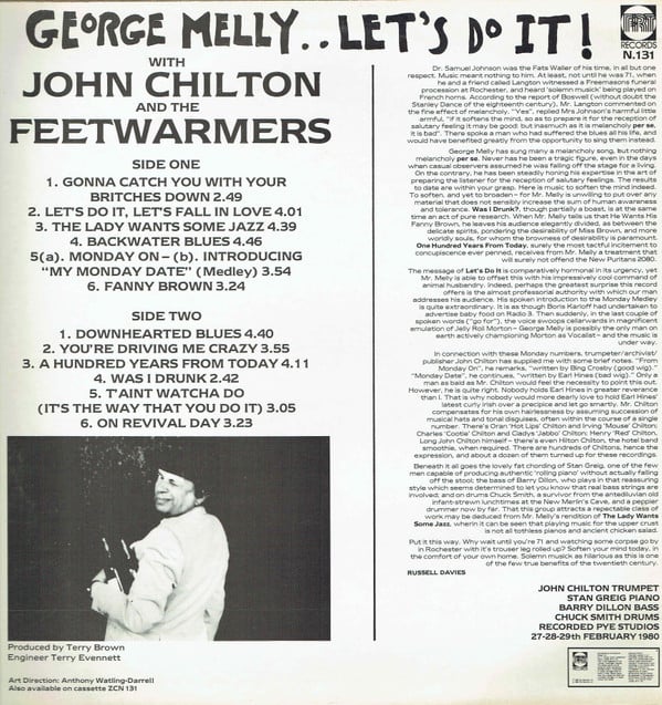 George Melly With John Chilton's Feetwarmers-1