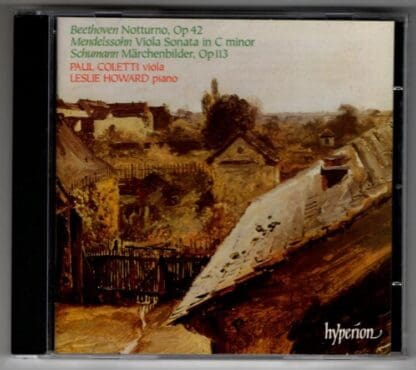 Music For Viola And Piano:Beethoven, Mendelssohn, Schumann