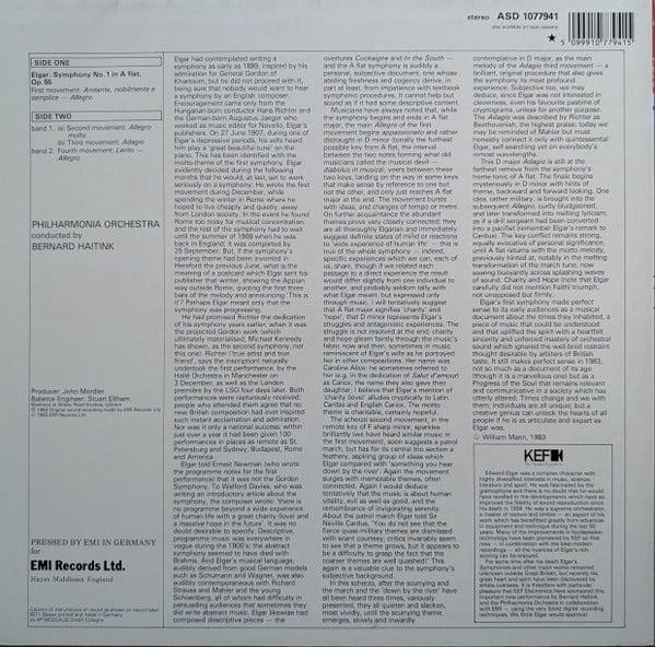 Sir Edward Elgar / Bernard Haitink, Philharmonia Orchestra-1