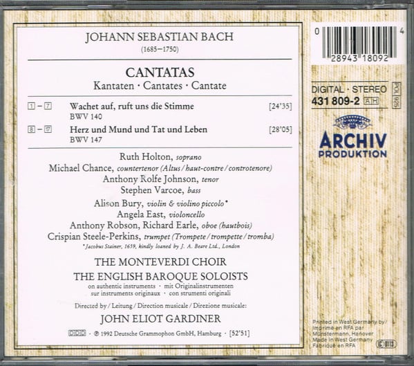 Johann Sebastian Bach - John Eliot Gardiner-1