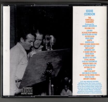 The Town Hall Concerts, Volume Five:Eddie Condon - Image 2