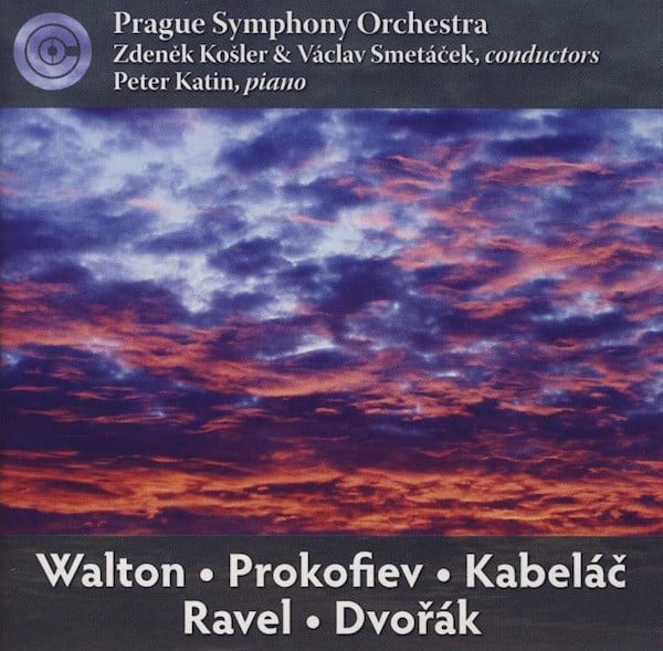 The Prague Symphony Orchestra, Zdeněk Košler & Václav Smetáček, Peter Katin, Sir William Walton • Sergei Prokofiev • Miloslav Kabeláč • Maurice Ravel • Antonín Dvořák-0