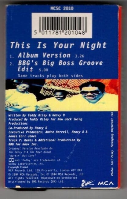 This Is Your Night:Heavy D. & The Boyz
