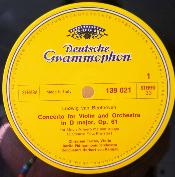 Ludwig Van Beethoven - Christian Ferras, Herbert von Karajan, Berliner Philharmoniker-2