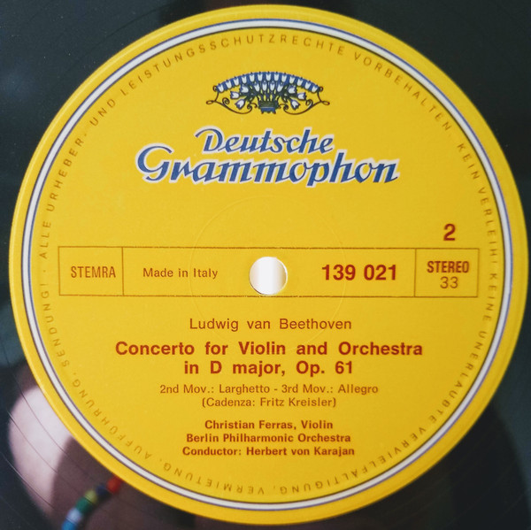 Ludwig Van Beethoven - Christian Ferras, Herbert von Karajan, Berliner Philharmoniker-3
