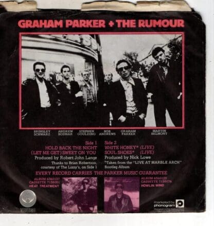 The Pink Parker:Graham Parker And The Rumour - Image 2