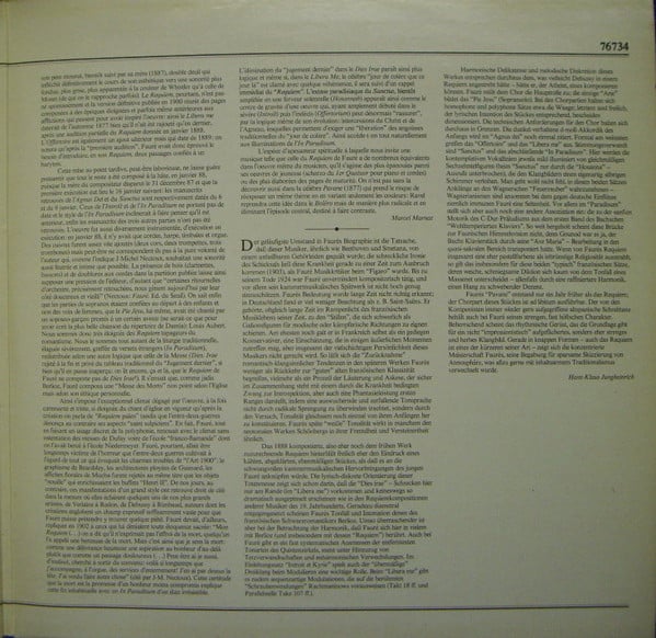 Gabriel Fauré, Lucia Popp, Siegmund Nimsgern, The Ambrosian Singers, John McCarthy, Philharmonia Orchestra, Andrew Davis-2