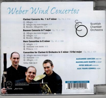 Wind Concertos:Carl Maria von Weber - Image 2