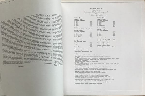 Arcangelo Corelli, Eduard Melkus-2