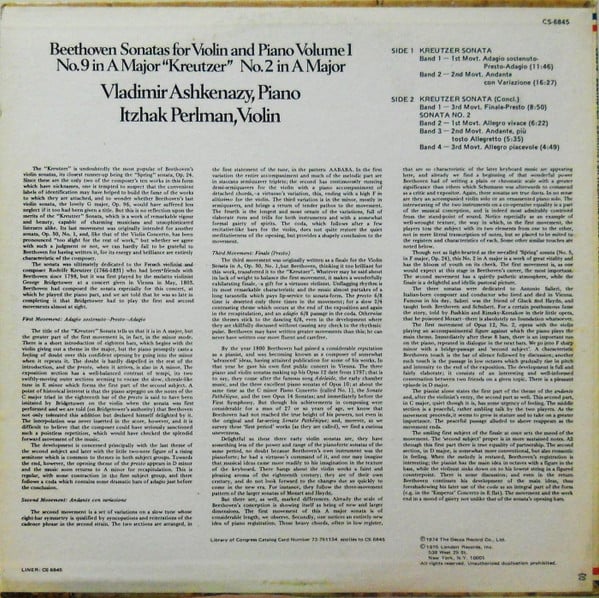 Ludwig van Beethoven - Vladimir Ashkenazy, Itzhak Perlman-1