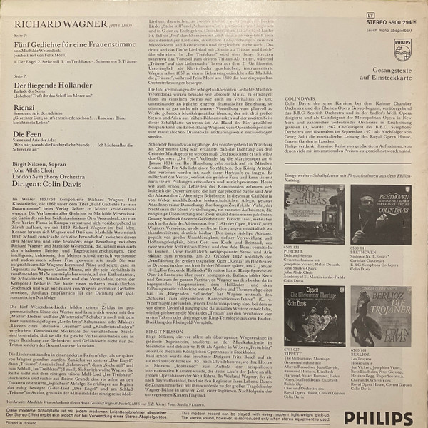 Richard Wagner, Birgit Nilsson, Sir Colin Davis-1