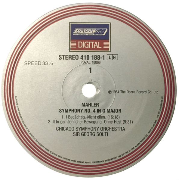 Gustav Mahler - Kiri Te Kanawa, Chicago Symphony Orchestra, Georg Solti-2