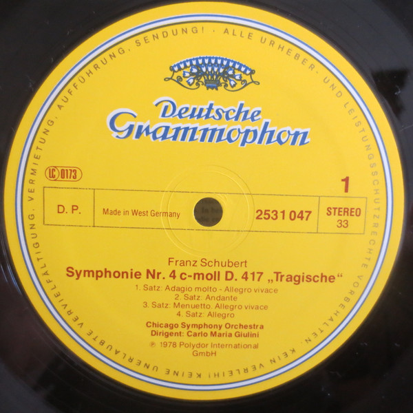 Franz Schubert - Chicago Symphony Orchestra • Carlo Maria Giulini-2