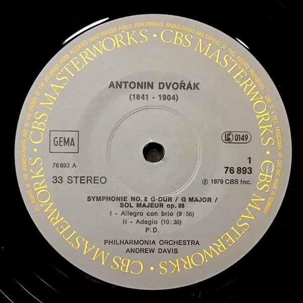 Antonín Dvořák - Andrew Davis, Philharmonia Orchestra-4