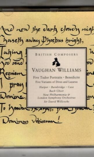 Five Tudor Portraits · Benedicite · Five Variants Of Dives And Lazarus:Ralph Vaughan Williams