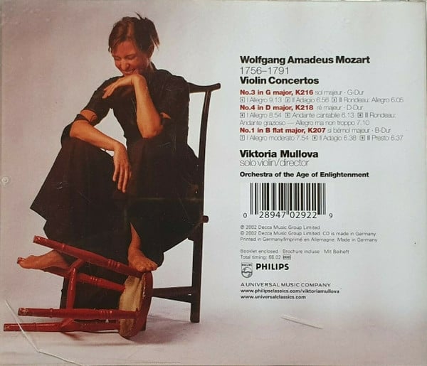 Wolfgang Amadeus Mozart, Viktoria Mullova, Orchestra Of The Age Of Enlightenment-1