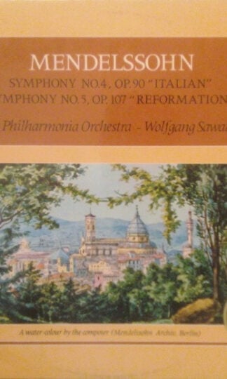 Felix Mendelssohn-Bartholdy - New Philharmonia Orchestra — Wolfgang Sawallisch-0